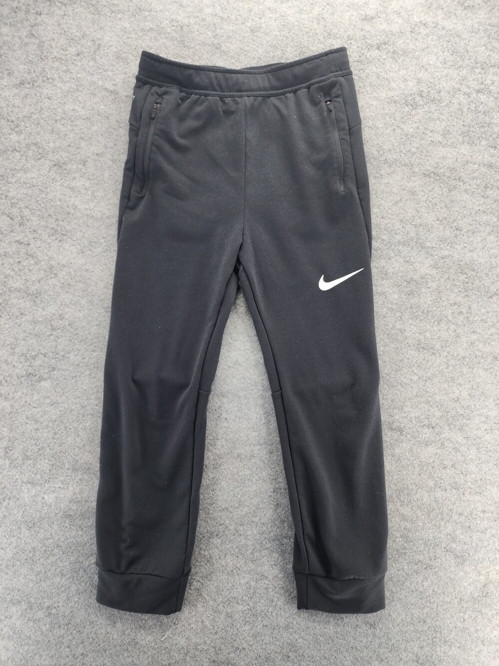 Nike Pants Womens Large Capri Black Dri Fit High Rise 27x23"